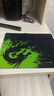 【京东物流】加厚耐磨鼠标垫布面橡胶防滑办公游戏电竞笔记本电脑办公桌垫子游戏垫 200*240*2mm 无锁边 绿龙款 实拍图