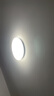 雷士（NVC） led灯饰阳台灯浴室灯厕所灯厨房灯 led吸顶灯具 卧室灯过道走廊 荐 24瓦 正白光 Φ375*70MM 实拍图