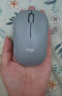 罗技（Logitech）M221 轻音鼠标 无线鼠标 办公鼠标 对称鼠标 带无线微型接收器 薄荷绿 实拍图