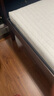 源氏木语实木床橡木主卧原木双人床简约斜靠大板床高靠背胡桃色高1.35*2 实拍图
