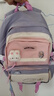靓宝宝2026新款女生卡通书包女孩初中生5小学生6大容量四至六年级高颜值 大号紫色+徽章 实拍图