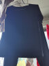 艾路丝婷夏装新款T恤女短袖上衣韩版修身体恤TX3560 黑色V领 XL 实拍图