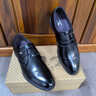 七匹狼男鞋商务男士休闲皮鞋夏季新款正装鞋男士皮鞋西装鞋通勤德比鞋 黑色 41 实拍图