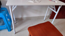 舒客艺家电脑桌台式折叠桌学生宿舍简易书桌家用学习桌办公写字桌小桌子 折叠桌100*60cm(加厚加固) 实拍图
