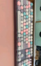 镭拓 Rantopad RF104无线键盘鼠标套装 办公键鼠套装 复古键盘 鼠标 套装104键全尺寸 紫色混彩 实拍图