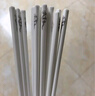 京东京造 筷子 陶瓷家用高级景德镇食品级抗菌防霉 祥云 6双装 实拍图