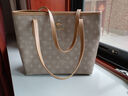袋鼠（KANGAROO）托特女包2025韩版时尚印花手提包大容量单肩包上课女包通勤大包 大包卡其色 实拍图