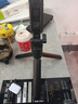 超迷你手机自拍杆蓝牙抖音直播一体式伸缩便携拍照摄影支架三脚架通用 黑色升级款款带灯 实拍图