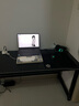 星奇堡电脑桌台式书桌小型家用工作台办公桌子碳纤维简易电竞桌椅 碳纤维·黑架黑板【140*60cm】 实拍图