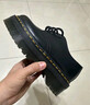 马丁（DR.MARTENS）1461 Quad夏季松糕通勤光面皮黑色厚底皮鞋单鞋 黑色 36 实拍图