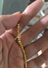 金小貅黄金蹦迪珠999足金爆闪雷瑟珠diy散珠5G足金手链金珠子女编绳送礼 0.65g,3mm蹦迪珠 实拍图