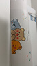黍鱼适用于格力美的海尔挡风板防直吹挡板挂机通用遮出风口帘防冷气导风罩坐月子 可伸缩无孔款【萌熊party】全机型通用 壁挂式空调通用 实拍图