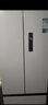 美的（Midea）418法式多门四开门电冰箱超薄平嵌小户型家用冰箱一级能效国家补贴20%大容量无霜MR-418WFPE白色 实拍图