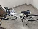 喜德盛公路自行车25款RC200入门休闲禧玛诺14速变速铝合金车架公路车 25款白/灰 700C*480（建议身高165-175） 实拍图