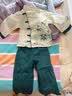 Classic Teddy儿童套装男童汉服中小童衣服裤子两件套国风新中式纯棉 墨绿 110  实拍图