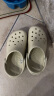 crocs卡骆驰檀健次同款洞洞鞋男沙滩鞋|10001 骨白色-2Y2 37/38(230mm) 实拍图