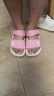 阿迪达斯（adidas）儿童凉鞋夏季男女大小童沙滩鞋  IH3634粉/白  实拍图