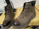 Jeep吉普马丁靴男加绒保暖男靴秋冬男士工装靴大黄靴 卡其 40 实拍图