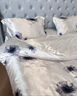 真丝四件套桑蚕丝被套丝滑床罩丝绸床单床笠轻奢高级冰丝床上用品 墨韵花影 【精美礼袋 顺丰包邮】 1.8m 床单款 （被套220*240cm） 实拍图