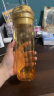 特百惠（Tupperware）晶彩MAX塑料杯600ML 男女学生便携运动水杯子大容量双饮口 奶茶棕 实拍图