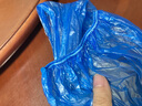 一次性雨鞋鞋套下雨天防水防滑透明塑料加厚耐磨脚套防雨 70cm*35cm-蓝色-加厚款1对装 实拍图