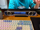 漫步者花再Halo PixelBar深渊字幕歌词音响电脑桌面音箱 自定义屏幕长条有线音箱蓝牙6.0RGB灯效 破晓白 实拍图