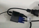 毕亚兹 VGA转HDMI+VGA转换器带音频 一分二分屏器 高清视频扩展同屏器一进二出 台式电脑连接电视投影仪 实拍图