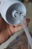 双枪抽水器桶装水饮水机静音矿泉水电动抽水泵折叠自动上水器 白灰色 实拍图