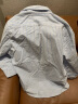 ABERCROMBIE & FITCH男装24春秋款经典小麋鹿通勤复古长袖牛津衬衫KI125-4185 蓝色宽条纹 L (180/108A) 实拍图