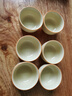 瓷牌茗茶具（cipaiming teaset）哥窑茶杯小号品茗杯家用闻香杯主人杯单杯开片可养功夫茶具配件 《秘色黄哥窑》禅定杯-6个装 实拍图