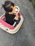 岙贝乐儿童碰碰车1-3小孩二一2岁宝宝女孩男孩玩具一周岁生日礼物两女童 可爱粉：遥控+6V4A+双驱+音乐 早教故事+音乐灯光 实拍图