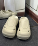 adidas 波波凉鞋 OZWAVE CLOG稳定缓震回弹厚底老爹拖鞋阿迪达斯   矾土棕   44.5 实拍图