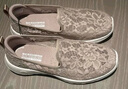 斯凯奇（Skechers）单鞋女鞋夏季蕾丝网面透气凉鞋软底健步鞋平底百搭休闲鞋896020 实拍图