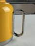 尚明（SAMADOYO）便携焖茶壶抑菌镀钛户外旅行保温杯家用办公茶水分离焖泡水杯茶具 杏黄色 600ml 实拍图