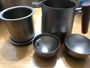 TILIVING（钛立维）纯钛旅行茶具快客杯户外便携功夫茶具泡茶套装一壶二杯 纯钛旅行茶具套装（带收纳盒） 实拍图