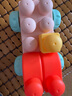 赟娅软积木婴儿可啃咬软胶硅婴儿宝宝牙胶6个月大块抓握训练1岁早教 大颗粒可咬可水煮21块 实拍图