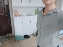 蕉下（beneunder）防晒衣女凉感修身AL11924短款辣妹防晒服女外套乌云灰XL 实拍图