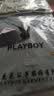 花花公子（PLAYBOY）高档100%纯棉夏季短袖t恤男士高档翻领polo衫透气吸汗休闲上衣 短袖YW7702蓝色 4XL 190建议180-210斤 实拍图
