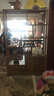 贡艺名居红木家具 非洲鸡翅木（学名：非洲崖豆木）博古架 仿古中式实木客厅隔断博物架 古董架 一个 120*30*200 实拍图