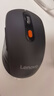 联想（Lenovo） 无线蓝牙双模充电鼠标 蓝牙5.0/3.0 便携办公鼠标人体工学设计 Howard风暴灰充电版 实拍图