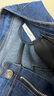 真维斯（JEANSWEST）牛仔裤男2025夏季潮牌直筒时尚猫须青年休闲男士长裤中蓝34 实拍图