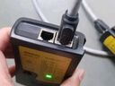 万级(OFNPFTTH)网线测试仪 多功能测线仪测线器脑网络水晶头电话线工程 家用智能通断检测仪 黄黑WJ-4511C 实拍图