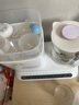 孕贝（yunbaby）全玻璃恒温水壶婴儿奶瓶消毒器柜烘干温奶器二合一体机热暖奶器 实拍图