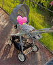 TianRui婴儿推车高景观可坐可躺双向轻便折叠避震新生儿宝宝推车婴儿车 乐享版-玛雅灰 实拍图