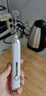 电动打蛋器牛奶咖啡打泡器手持无线蛋清打发器厨房奶油蛋糕搅拌器三档调节 白色（双头可替换） 实拍图