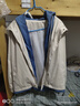 格斯岚帝夹克男春秋款2026新款外套假两件冲锋宽松连帽时尚潮流男装上衣服 5381卡其 XL 【125斤-155斤】 实拍图