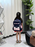 FGHGF书包小学生儿童轻便耐脏透气护脊护肩男童女孩双肩包1-3-6年级 【宝蓝粉】1-3年级 实拍图