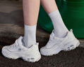 斯凯奇（Skechers）女鞋夏季厚底老爹鞋百搭透气熊猫鞋软底舒适外穿休闲运动鞋11959 实拍图