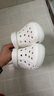 crocs卡骆驰洞洞鞋贝雅男鞋女鞋轻便耐磨一脚蹬拖鞋休闲鞋|10126 白-100 40 (250mm) 实拍图