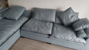 优铭家（YouMingJia） 沙发 北欧布艺沙发雪尼尔超大坐深沙发现代简约大小户型客厅沙发 大脚踏（90*90cm） 抗菌耐磨·猫抓布面料/1.0m宽 实拍图